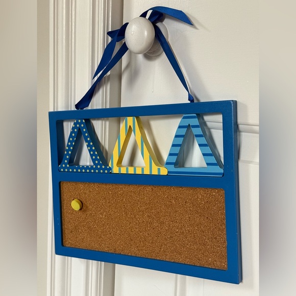 Delta Delta Delta Cork Board and Photo Blocks Set - Picture 9 of 9